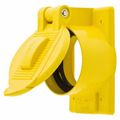 Product Image of 1-Gang Thermoplastic Weather Proof Electrical Box Cover, Yellow, HBL77CM74WO