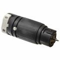 Product Image of 3P, 4 Wire 50A Industrial Locking Connector, Non-NEMA, 250V, Black & White, CS8364C