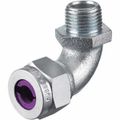 Product Image of 3/4" MNPT 0.75 to 0.88" General Steel Elbow Strain Relief Cord Grip, NHC1038ZP