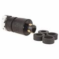 Product Image of 3P 20/30A Industrial Locking Plug, Non-NEMA, Black, 250 VDC/600 VAC, HBL21415B