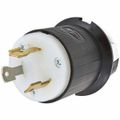 Product Image of 2P 3 Wire Industrial Locking Plug, L7-30P, 277V, Black, HBL2631