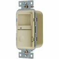 Product Image of Infrared Occupancy or Vacancy Motion Sensing Wall Switch, 1200 Sq. Ft, Manual Delay, Ivory, WS1000I