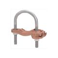 Product Image of Mechanical Grounding Connector, Conductor to Water Pipe, 4-4/0 AWG, 12" Pipe, 3/8" Stud