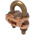 Product Image of Mechanical Grounding Connector, Cable to Rod or Pipe, 2/0 AWG (Sol) -250 kcmil, 3/8" Pipe, 5/8"-3/4" Rod, #5-#6 Rebar, Bright Dipped