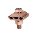 Product Image of Mechanical Grounding Connector, Two Cables to Bar Cast Copper Alloy Ground Clamp, 4 Str. - 300, Cable to Bar