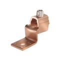 Product Image of Copper Terminal, Offset Tongue, 1 Hole, 1/0 AWG (Str)-500 kcmil, 3/8" Stud, 1 Screw