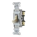 Product Image of Commercial Grade Toggle Switch, 2-Pole, 20A 120/277V AC, Back and Side Wired (Ivory), CSB220I