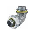 Product Image of 1" 90° Liquid-Tight Conduit Zinc Connector, H1009