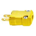 Product Image of Valise Straight Blade Male Plug, Industrial/Commercial Grade, Straight, 2-Pole 2-Wire Non-Grounding, 15A 125V, 1-15P (Yellow), HBL5866VY