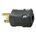 Product Image of Valise Straight Blade Male Plug, Industrial/Commercial Grade, Straight, 2-Pole 3-Wire Grounding, 15A 125V, 5-15P (Black), HBL5965VBLK