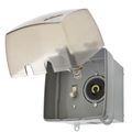 Product Image of Twist-Lock Pool Pump Locking Device Kit, 2-Pole 3-Wire, NEMA L5-20R, 20A, 125V, Gray, HBLPKL520