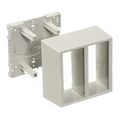Product Image of PolyTrak Non-Metallic Raceway Box 2-Gang, 2.44" Deep (White), PDB12TGD