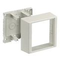 Product Image of PolyTrak Non-Metallic Raceway Box 2-Gang Telephone, 2.44" Deep (White), PDB12TGLV