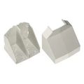 Product Image of WALLTRAK2 Non-Metallic Raceway Ceiling/Conduit Adapter, w/ Latching WallTrak, PW2CACF