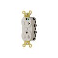 Product Image of Hospital Straight Blade Receptacle White 125V AC 20 Amps, SNAP8300WA
