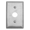 Product Image of 1-Gang Metallic Wall Plate,(1) Security Opening, Standard Size (Stainless Steel), SS12RKL