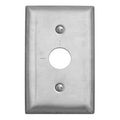 Product Image of 1-Gang Metallic Wall Plate,(1) Security Opening, Standard Size (Stainless Steel), SS12RKLM