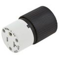 Product Image of 20A Non-Metallic 5-20R Connector (Black/White)