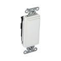 Product Image of 1 Pole, 20A 120/277V Ac Decorator Switch, Back And Side Wired (White)