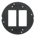 Product Image of Systemone, Sub-Plate, Dual Styleline Decorator Openings (Black)