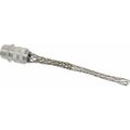 Product Image of 3/4" MNPT 0.5 to 0.625" Aluminum Liquid Tight Straight Strain Relief Cord Grip, 7401017