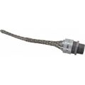 Product Image of 1" MNPT 0.75 to 0.875" Aluminum Liquid Tight Straight Strain Relief Cord Grip, 7401023