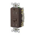 Product Image of Duplex Commercial Grade Tamper-Resistant GFCI Receptacle, NEMA 5-15R, Screw Terminals, Socket End, Manual Reset, GFRTR15