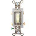 Product Image of 2 Pole, 120 to 277 VAC, 20 Amp, Industrial Grade Toggle Wall Switch, Ivory, HBL1222I