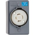 Product Image of 2 Pole, 3 Wire, 250 VAC, 20 Amp, NEMA L15-20R, Self-Grounding Receptacle, HBL2420SR