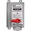 Product Image of 3 Phase, 600 VAC, 30 Amp, 20 hp, 4 Pin Configuration, Interlock Receptacle, HBL430MI5W