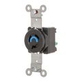 Product Image of Twist-Lock Single Locking Receptacle, 15A, 250V, 2-Pole 3-Wire, Screw Mount, Nylon, HBL4560ST