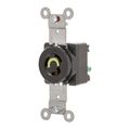 Product Image of Twist-Lock Single Locking Receptacle, 15A, 250V, 2-Pole 3-Wire, Screw Mount, Nylon, HBL4710ST