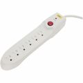 Product Image of 6 Outlets, 15A, 125V Surge Protected Power Outlet Strip, Direct Plug-In, 6' Cord, HBL6PS350A