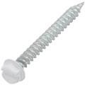 1-1/2" (Length) 1/4" (Head Size) Zip-In Register Sheet Metal Screws, White (250 Pack)