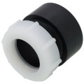 Product Image of 1-1/4" Hub x Slip Joint ABS DWV Trap Adapter (58017)