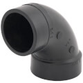 Product Image of 1-1/2" Spigot x Hub ABS DWV 90° Street Elbow (58072)