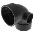 Product Image of 3" x 3" x 1-1/2" Hub ABS DWV 90° Elbow with Side Inlet (58079R)