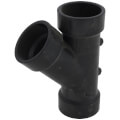 Product Image of 6" x 6" x 3" Hub ABS DWV 45° Reducing Wye (5810R)