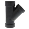 Product Image of 2" x 1-1/2" x 2" Hub ABS DWV 45° Reducing Wye (5810RR)