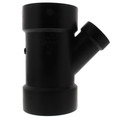 Product Image of 3" x 3" x 1-1/2" Hub ABS DWV 45° Reducing Wye (5810R)