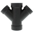 Product Image of 2" x 2" x 1-1/2" x 1-1/2" H x H x H ABS 45° Double Wye (5834R)