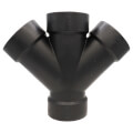 Product Image of 3" H x H x H ABS 45° Double Wye (5834)
