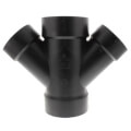 Product Image of 6" x 6" x 4" x 4" H x H x H ABS 45° Double Wye (5834R)