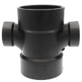 Product Image of 3" x 3" x 1-1/2" x 1-1/2" H x H x H ABS Double Sanitary Tee (5835R)