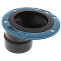 Product Image of 4" x 3" Hub ABS DWV Offset Adjustable Closet Flange (5848A)