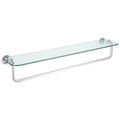 Product Image of Kendari 24" Towel Bar w/ Glass Shelf (Chrome), IAO35032