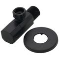 Product Image of Ceramic Quarter Turn Angle Valve (Matte Black), IAO36005-BL