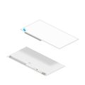 Product Image of 2' x 4' Single Color 5200/6500/7800 Lumen 0-10V Adjustable Watt Backlit Panel Light (4 Pack)