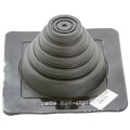 Product Image of Closed to 5-3/4" Square 35 Year Master Flash for Metal Roofs, Model #3 (Black EPDM)