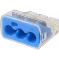 Product Image of In-Sure Push-In Wire Connectors - 3 Ports, Blue (Jar of 150)
